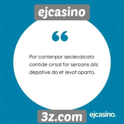 Feedback dos usuários sobre o ejcasino